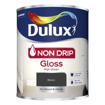 Dulux Non Drip Gloss Black