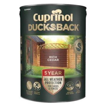 Cuprinol CX 5 Year Ducksback Rich Cedar 5 Litre