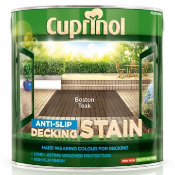 Cuprinol CX Anti-Slip Deck/Stain Boston Teak 2.5 Litre