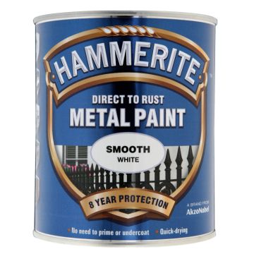 Hammerite Smooth Metal Paint White