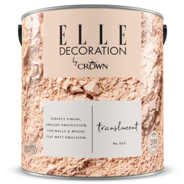 Crown Elle Decoration Flat Matt Transluscent
