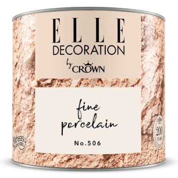 Crown Elle Decoration Flat Matt Fine Porcelain