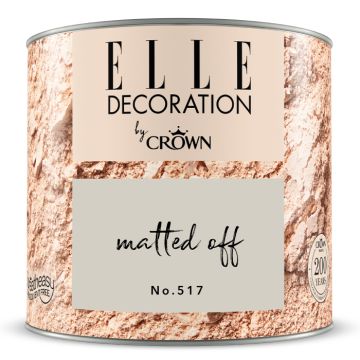 Crown Elle Decoration Flat Matt Matted Off