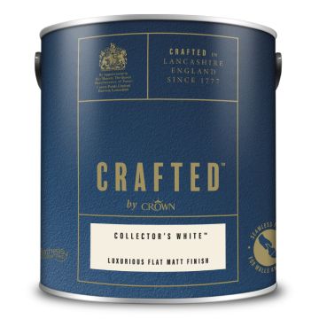 Crown Crafted Luxurious Flat Matt Finish Collector's White 2.5 Litre