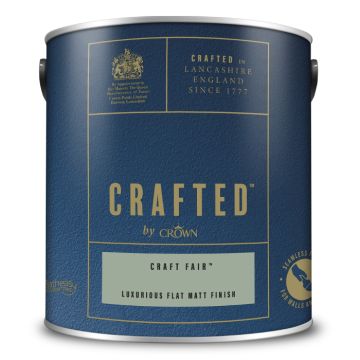 Crown Crafted Luxurious Flat Matt Finish Craft Fair 2.5 Litre