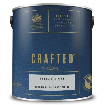 Crown Crafted Luxurious Flat Matt Finish Needles & Pins 2.5 Litre