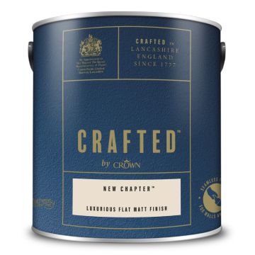 Crown Crafted Luxurious Flat Matt Finish New Chapter 2.5 Litre