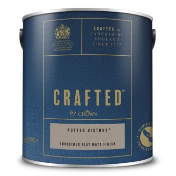 Crown Crafted Luxurious Flat Matt Finish Potted History 2.5 Litre