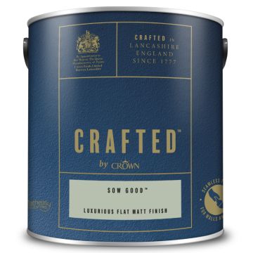 Crown Crafted Luxurious Flat Matt Finish Sow Good 2.5 Litre