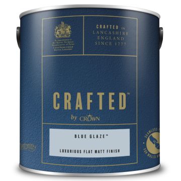 Crown Crafted Luxurious Flat Matt Finish Blue Glaze 2.5 Litre