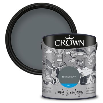 Crown Walls & Ceilings Matt Emulsion - Revolution