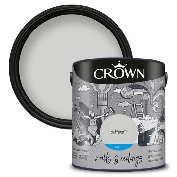 Crown Walls & Ceilings Matt Emulsion - Taffeta