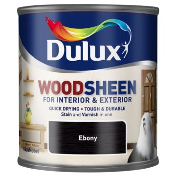 Dulux Interior/Exterior Water Based Woodsheen Ebony