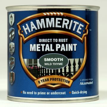 Hammerite Smooth Direct To Rust Metal Paint Wild Thyme