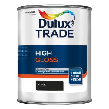 Dulux Trade High Gloss Black