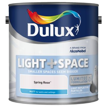 Dulux Light & Space Matt Spring Rose