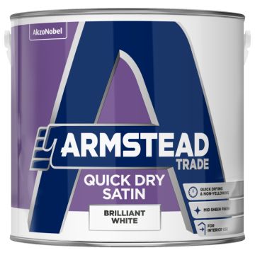 Armstead Trade Quick Dry Satin Brilliant White