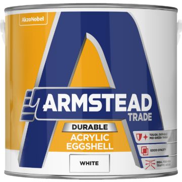 Armstead Trade Durable Acrylic Eggshell White