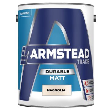 Armstead Trade Durable Matt Magnolia 5 Litre