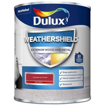 Dulux Weathershield Gloss Cranberry Crunch 750 ml
