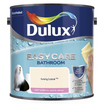 Dulux Easycare Bathroom Soft Sheen Ivory Lace