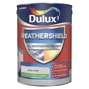 Dulux Weathershield All Weather Protection Smooth Pale Slate 5 Litre