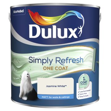 Dulux One Coat Matt Jasmine White