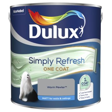 Dulux One Coat Matt Warm Pewter