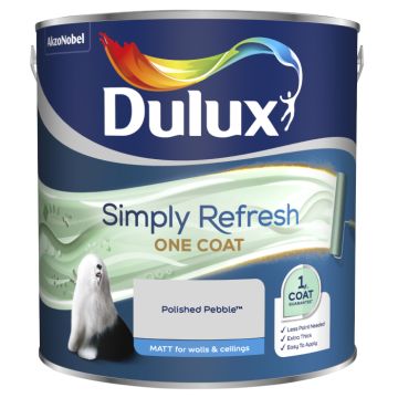 Dulux One Coat Matt Polished Pebble