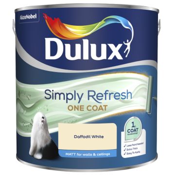 Dulux One Coat Matt Daffodil White