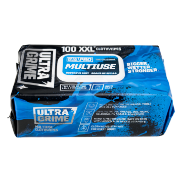 UltraGrime Pro Multi Use XXL + Clothwipes - Pack of 100