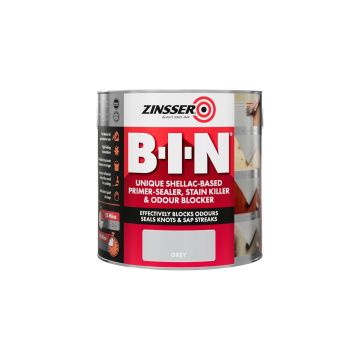 Zinsser BIN Primer Sealer Stain Killer Grey