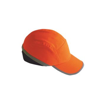 Baseball Bump Cap Hi Viz Orange