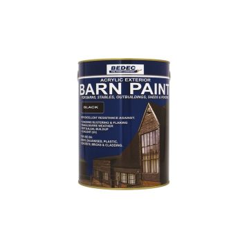 Bedec Barn Paint Matt White 5Ltr