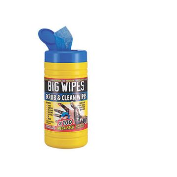 Big Wipes Scrub and Clean 100 Tub