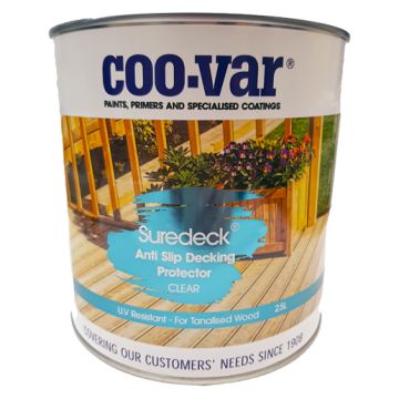 Coo-Var Suredeck Anti Slip Decking Protector - Clear - 1 Litre