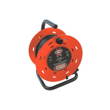 Extension Lead Cable Reel 25M 2 Sockets