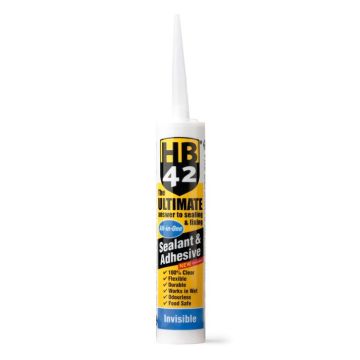 HB42 Ultimate Sealant & Adhesive - Invisible Clear - 290ml
