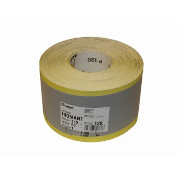 Hiomant Abrasive Paper Roll 120 Grit Fine 50M