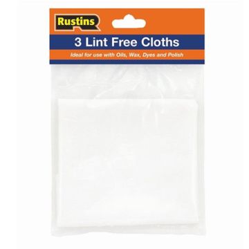 Rustins Lint Free Cloths - Pack