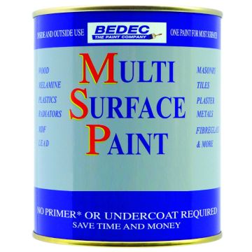 Bedec Multi Surface Paint Soft Gloss Mushroom