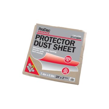 Poly-Cotton Laminated Dustsheet 24x3Ft