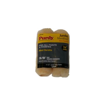 Purdy Jumbo Marathon 3/8" Short Pile 4.5 Inch 2Pk