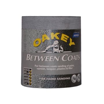 Oakey Between Coats Sandpaper Roll 240 Grit 10M