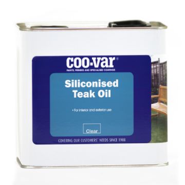 Coo-Var Siliconised Teak Oil - Clear - 2.5 Litre