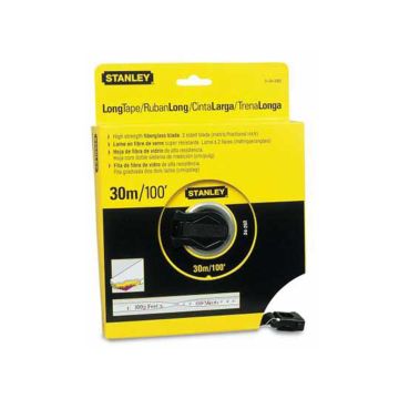 Stanley Long Fibre Tape Measure 30M - 100Ft