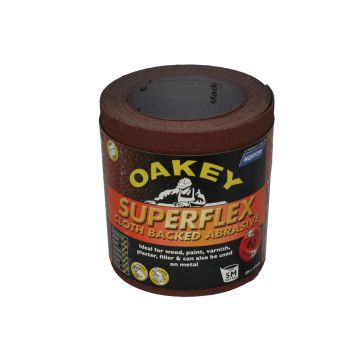 Oakey Superflex Sandpaper 60 Grit 5M