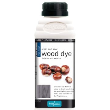 Polyvine Wood Dye - Black - 500ml