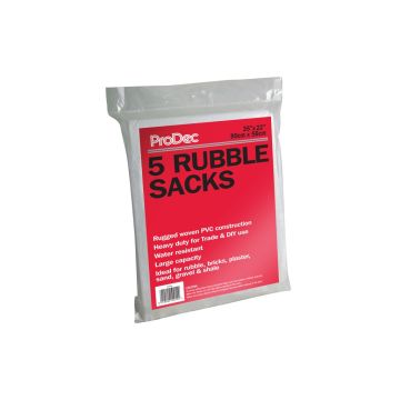 Woven Rubble Sacks 5 Pack