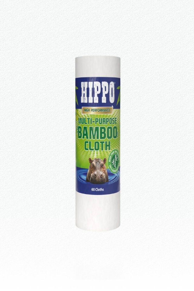 Hippo Multi Purpose Bamboo Cloths 60 Pack